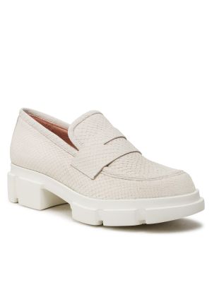 Loafers chunky Pollini beige