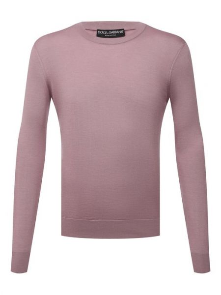 Кашемировый свитер Dolce & Gabbana розовый