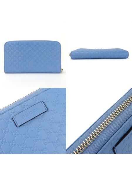 Cartera de cuero Gucci Vintage azul