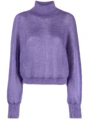 Пуловер Alberta Ferretti виолетово