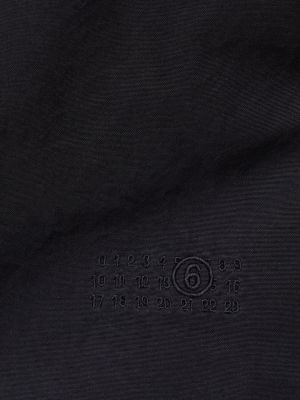 Bavlněná bunda Mm6 Maison Margiela černá