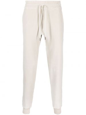 Велур спортни панталони Tom Ford бяло