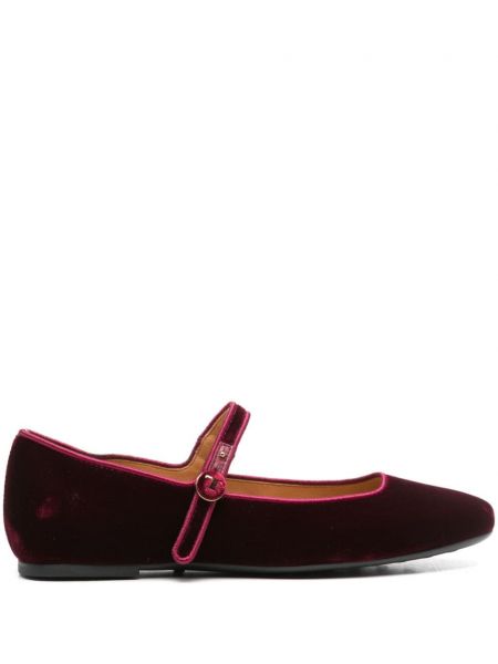 Fløjl ballerinaer Tod's rød