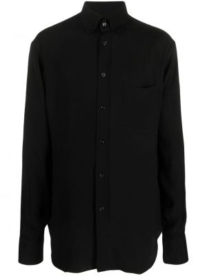 Puntíkatá košile s potiskem Tom Ford černá