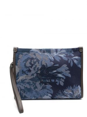 Pisemska torbica s cvetličnim vzorcem iz žakarda Etro