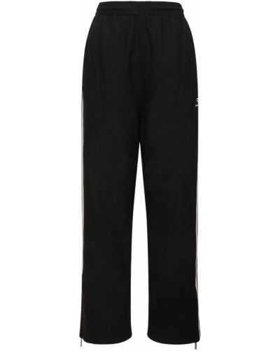 Pantalones de chándal de tela jersey Balenciaga negro