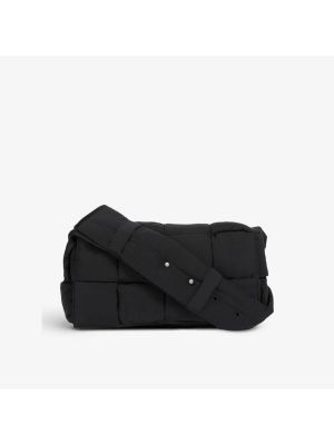 Плетеная сумка Bottega Veneta черная