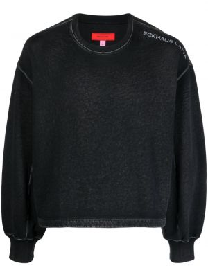 Sweatshirt aus baumwoll mit print Eckhaus Latta grau