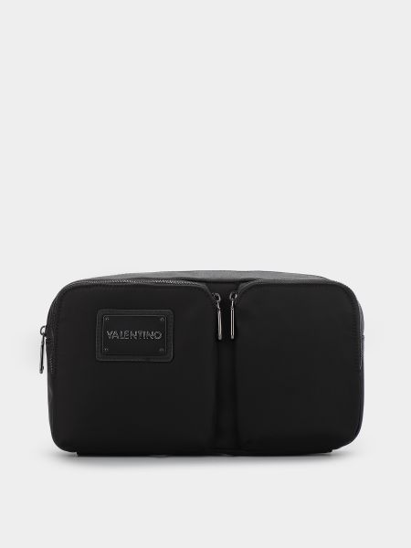 Чорна поясна сумка Valentino