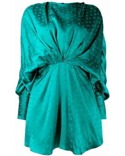 Платье Attico, зеленое