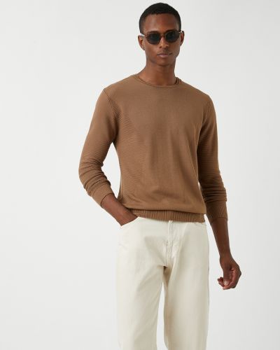 Пуловер Koton коричневый
