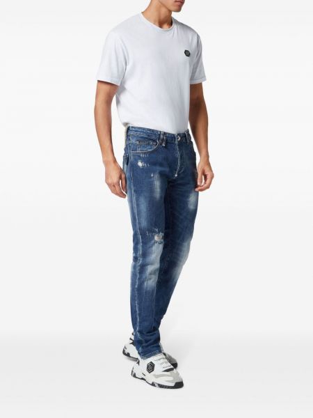 Jeans skinny slim Philipp Plein bleu