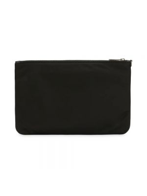 Bolso clutch con cremallera Dolce & Gabbana negro
