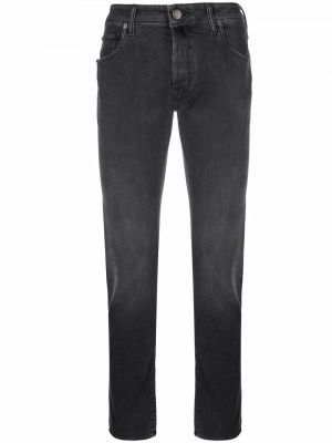 Slank skinny jeans Incotex svart