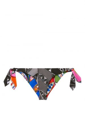 Bikini s printom s apstraktnim uzorkom Pucci crna