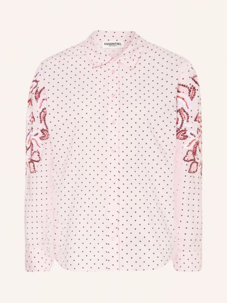 Блузка с пайетками Essentiel Antwerp розовая