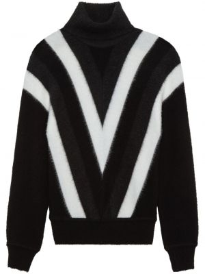 Volneni pulover s potiskom Saint Laurent