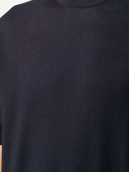 T-shirt di cotone John Smedley blu