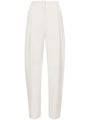 Pantaloni dritti di lana Proenza Schouler bianco
