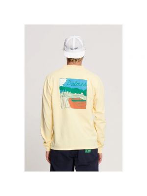 Camiseta de manga larga manga larga Palmes amarillo