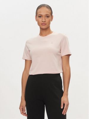 Priliehavé tričko Calvin Klein Jeans ružová