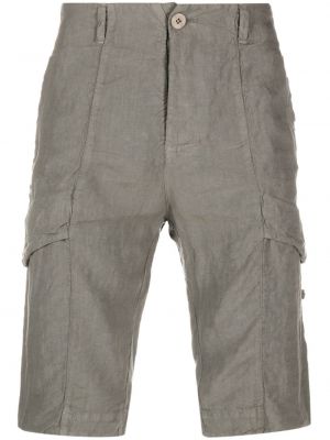 Pantaloni scurți de in slim fit Transit gri