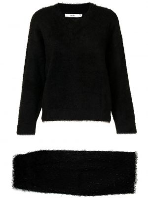 Пуловер с v-образно деколте B+ab черно