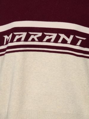 Bavlnený sveter Marant Etoile fialová