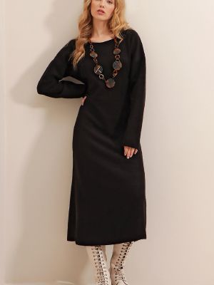 Šaty Trend Alaçatı Stili černé