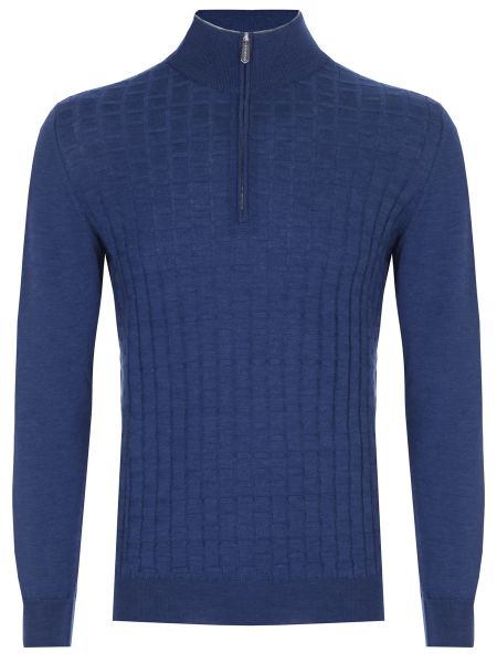 Кашемировый свитер Svevo синий