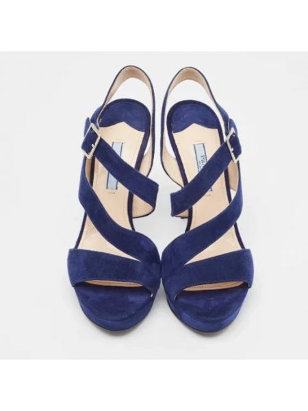 Sandalias retro Prada Vintage azul