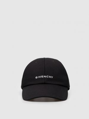 Черная кепка с вышивкой Givenchy