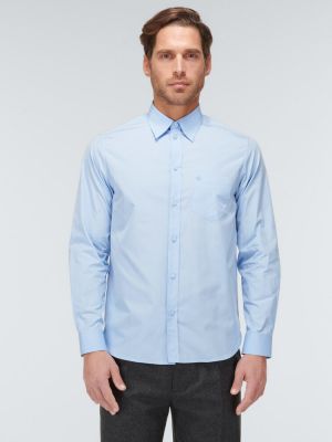 Bavlnená košeľa Gucci modrá