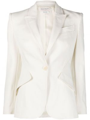 Blazer Alexander Mcqueen hvid