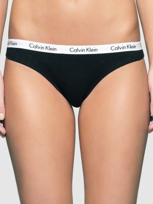 Bikini de algodón Calvin Klein blanco