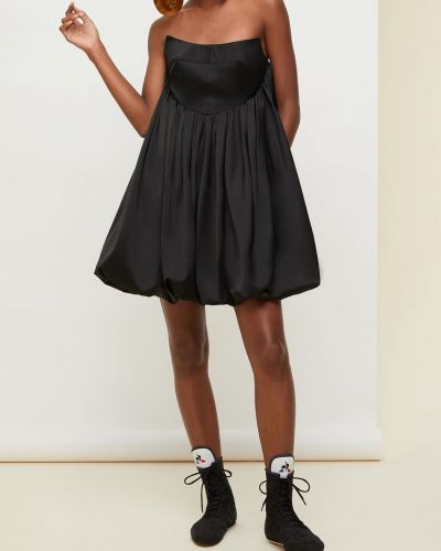 Viskózové mini šaty Patou černé