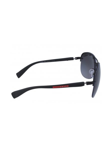 Gafas de sol con efecto degradado deportivos Prada negro