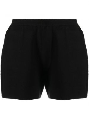 Shorts taille haute en tricot Deiji Studios noir