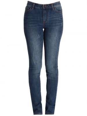 Priliehavé skinny fit džínsy Armani Exchange modrá