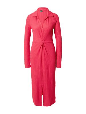 Midi obleka Gina Tricot roza