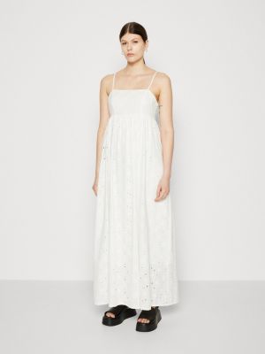 Длинное платье Selected белое