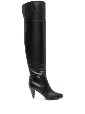 Guminiai batai su sagtimis Dolce & Gabbana juoda