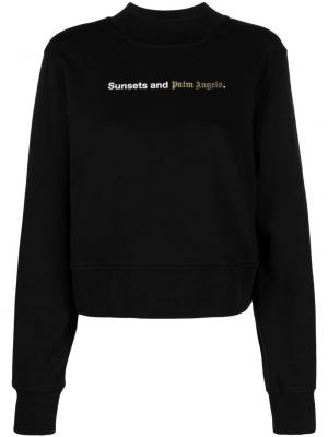 Sweatshirt aus baumwoll mit print Palm Angels schwarz