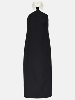 Μάξι φόρεμα Valentino μαύρο