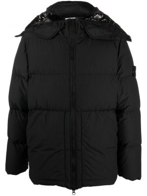 Quiltad jacka Stone Island svart