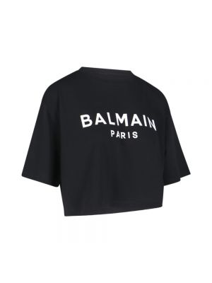 Koszulka z nadrukiem Balmain