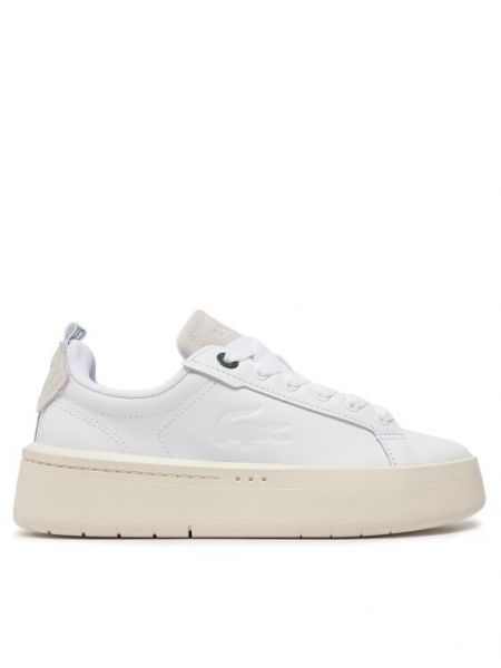 Sneakers με πλατφόρμα Lacoste λευκό