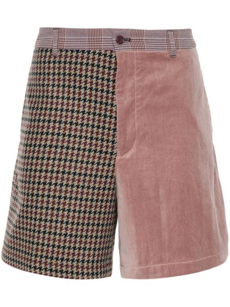Volnene bermuda kratke hlače Acne Studios roza