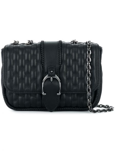 Bolsa de hombro acolchada Longchamp negro
