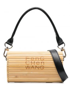 Бамбукови чанта за ръка Feng Chen Wang бежово